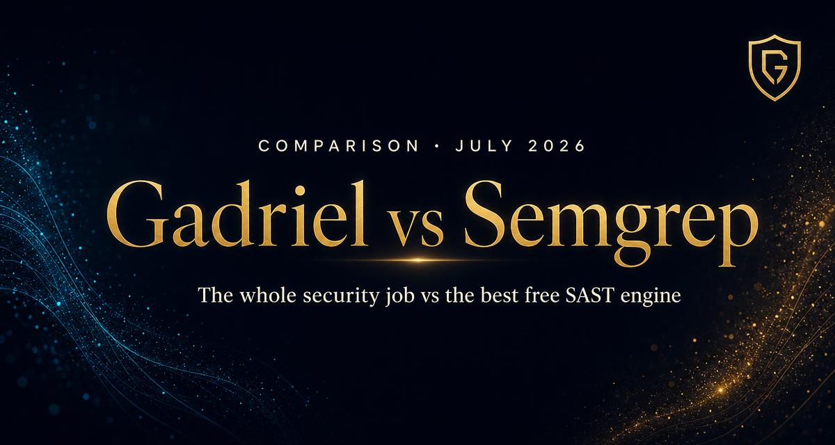 Gadriel vs. Semgrep: The Whole Security Job vs. the Best Free SAST Engine